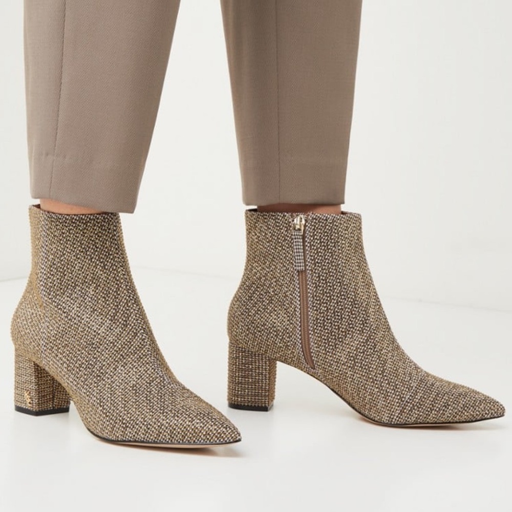 Kurt Geiger London Burlington Rhinestone Embellished Ankle Booties